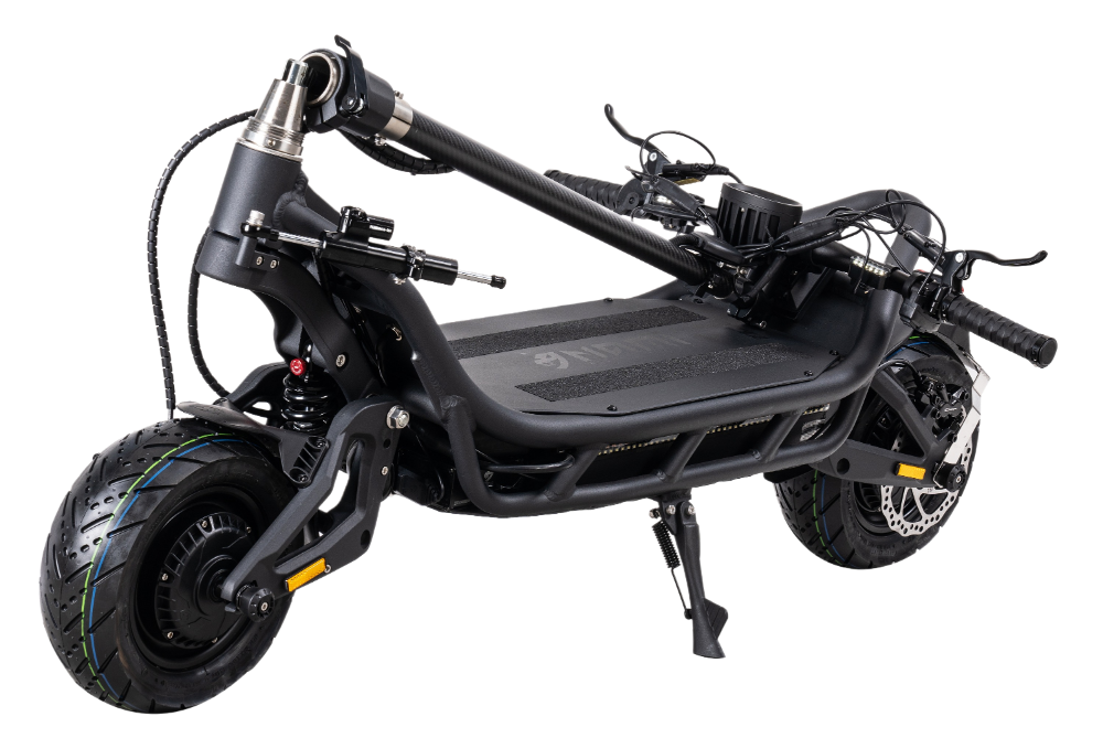  NAMI BURN-E3 Black electric scooter on a white background