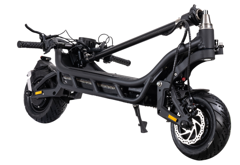 NAMI BURN-E3 Black electric scooter on a white background