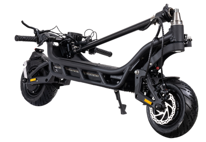 NAMI BURN-E3 Black electric scooter on a white background