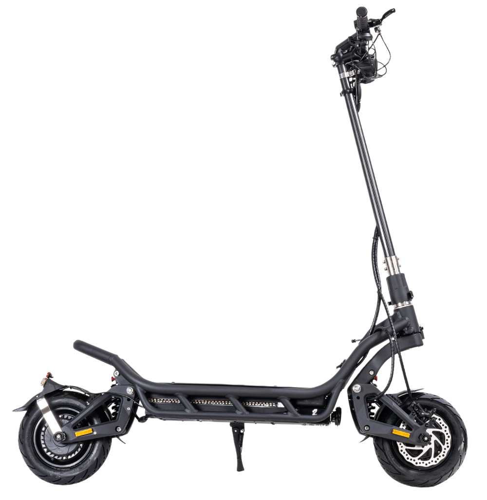 NAMI BURN-E3 Black electric scooter on a white background