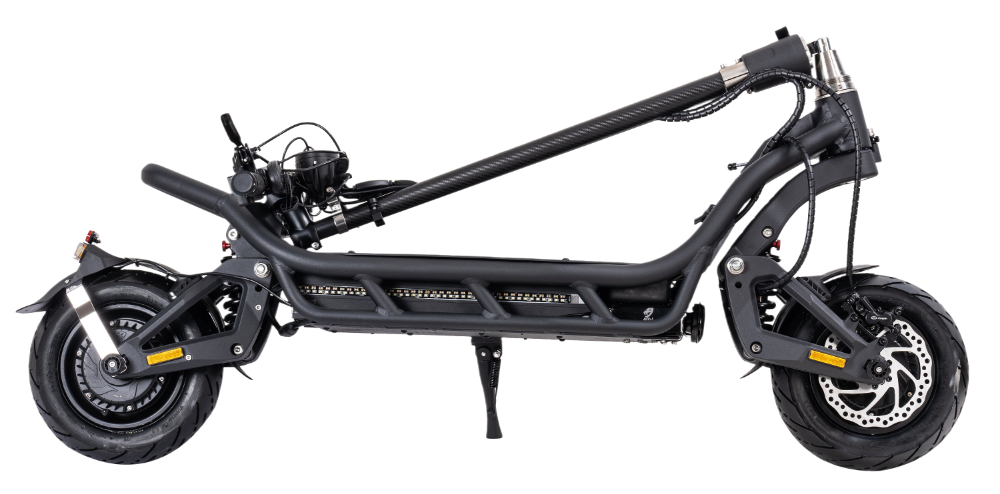 NAMI BURN-E3 Black electric scooter on a white background