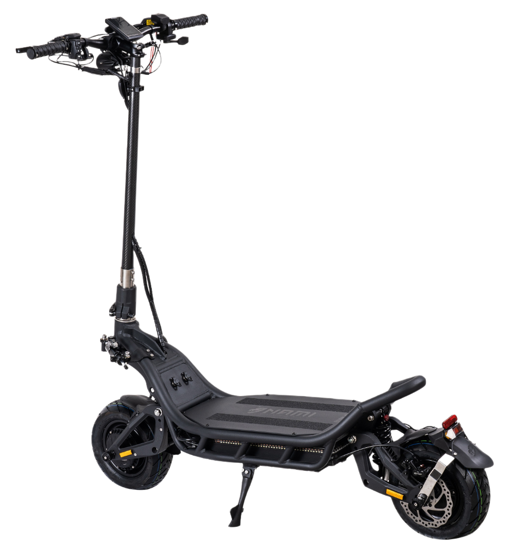  NAMI BURN-E3 Black electric scooter on a white background
