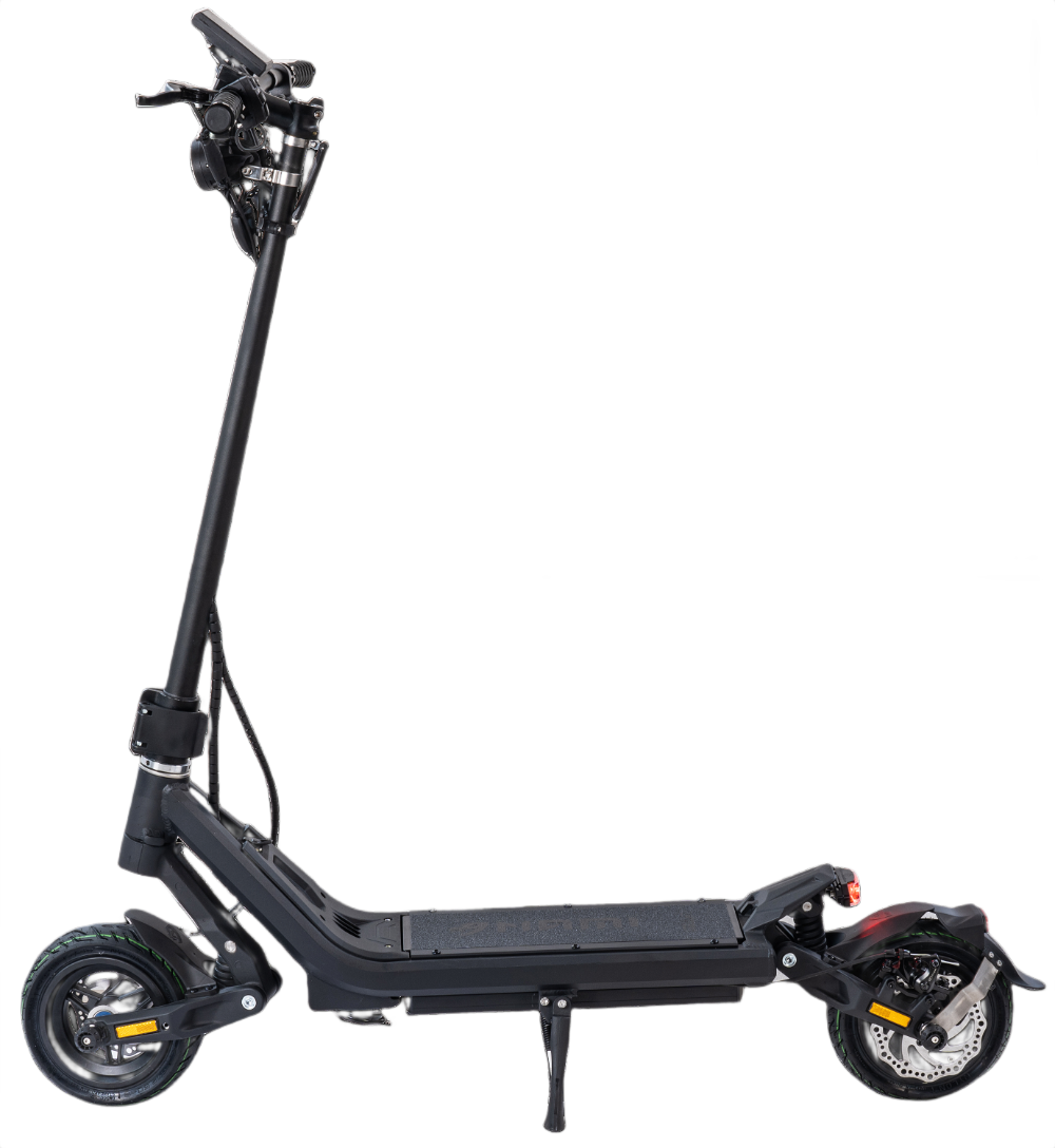 NAMI STELLAR Black electric scooter on a white background