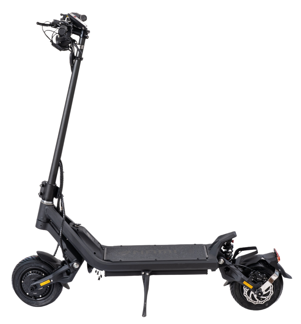 NAMI KLIMA Black electric scooter on a white background