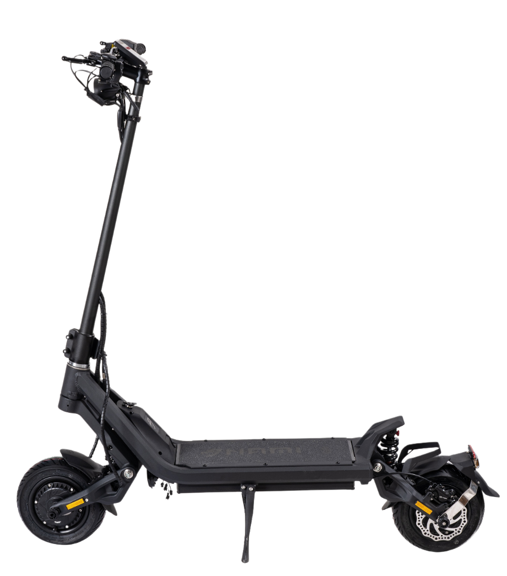 NAMI KLIMA MAX Black electric scooter on a white background