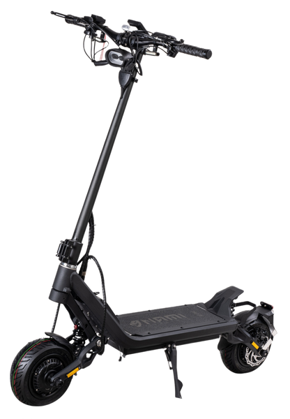 NAMI KLIMA MAX Black electric scooter on a white background