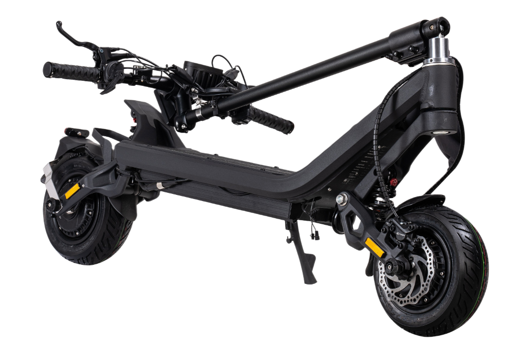 NAMI KLIMA Black electric scooter on a white background