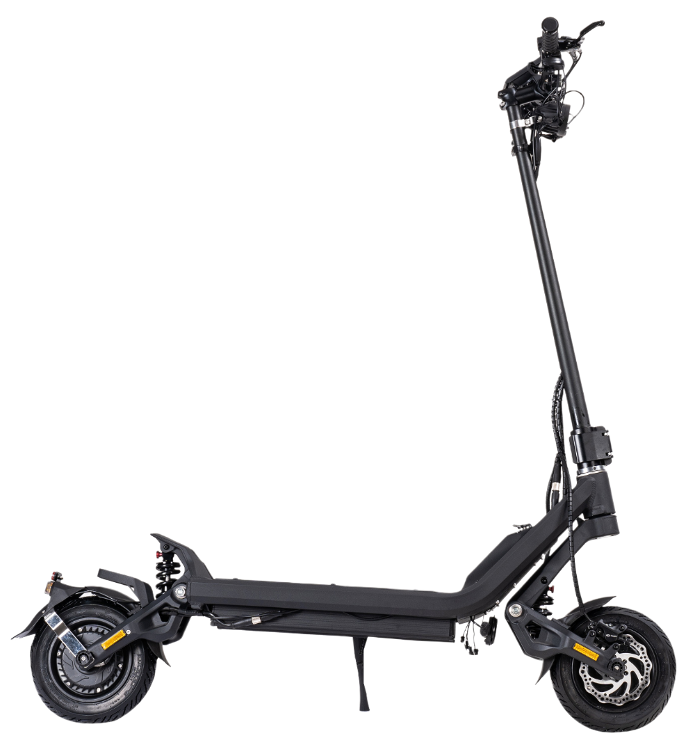 NAMI KLIMA Black electric scooter on a white background