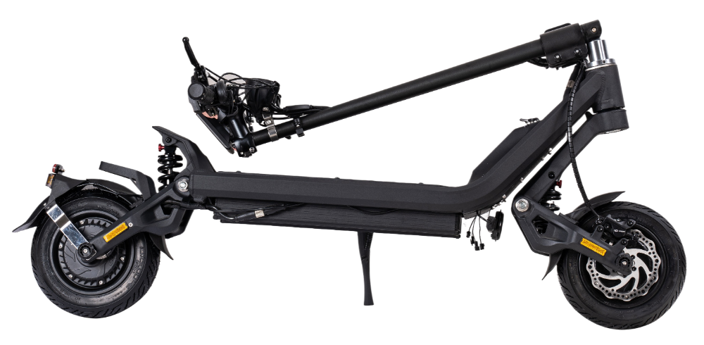 NAMI KLIMA Black electric scooter on a white background