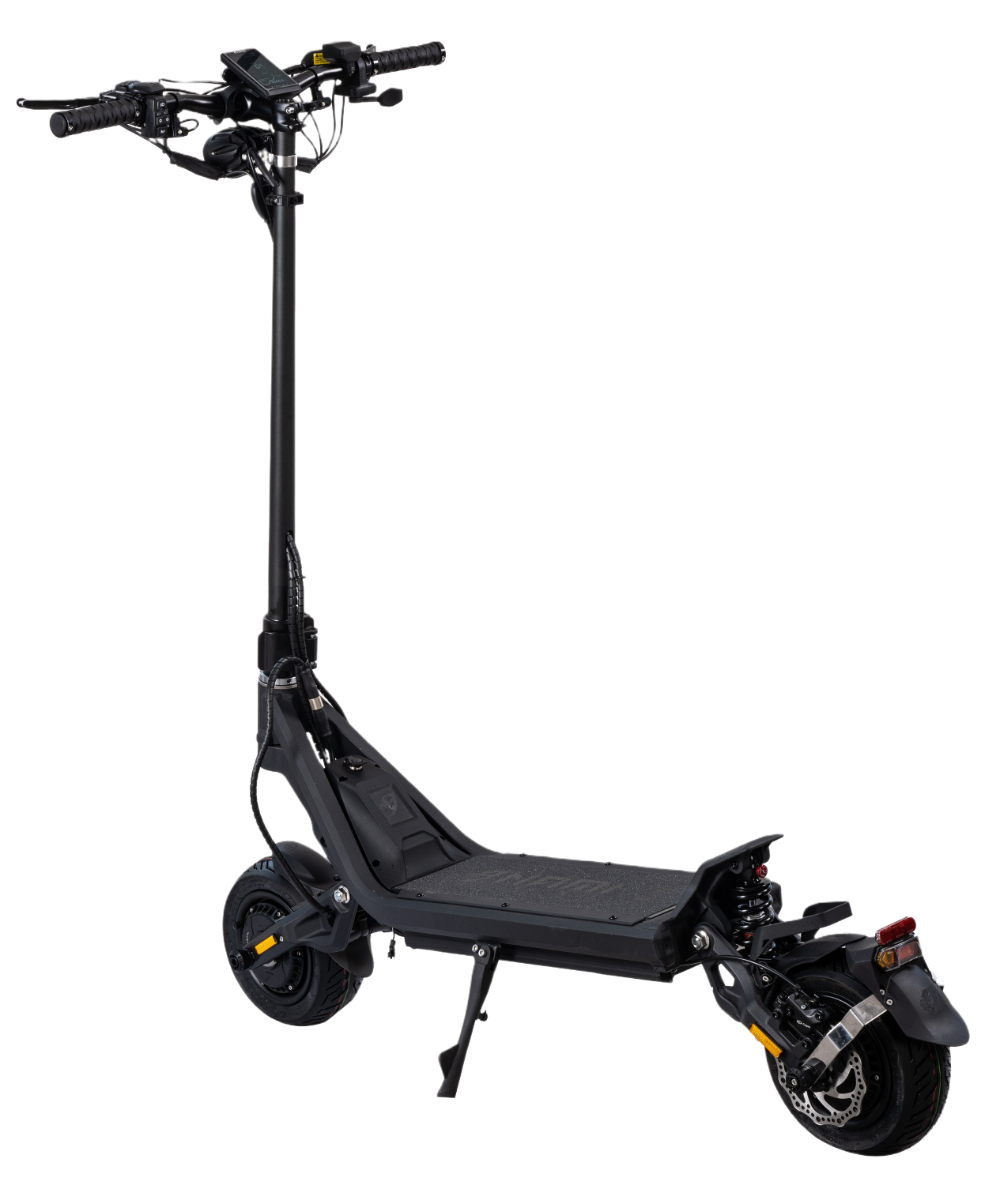 NAMI KLIMA MAX Black electric scooter on a white background