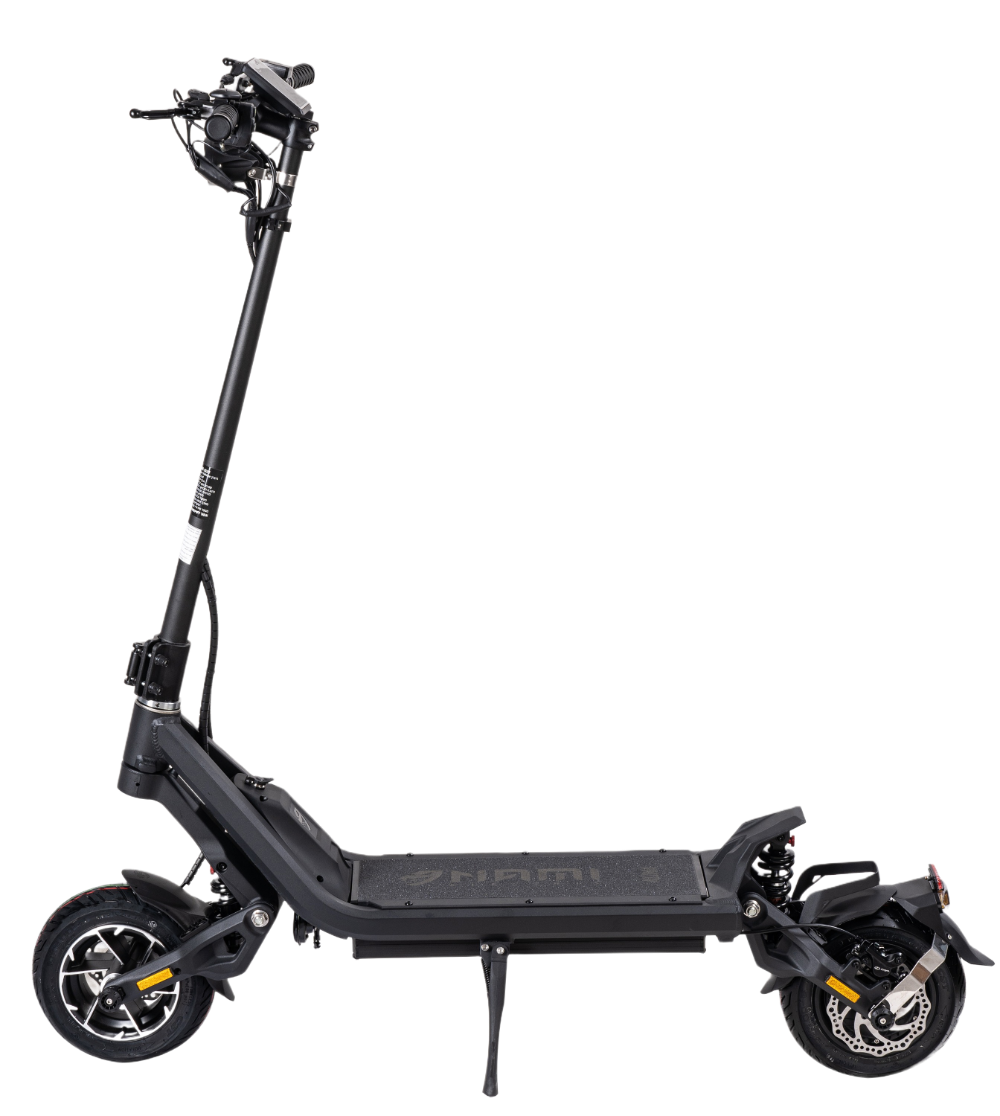 NAMI KLIMA ONE Black electric scooter on a white background