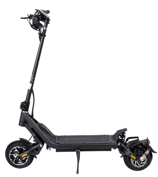 NAMI KLIMA ONE Black electric scooter on a white background