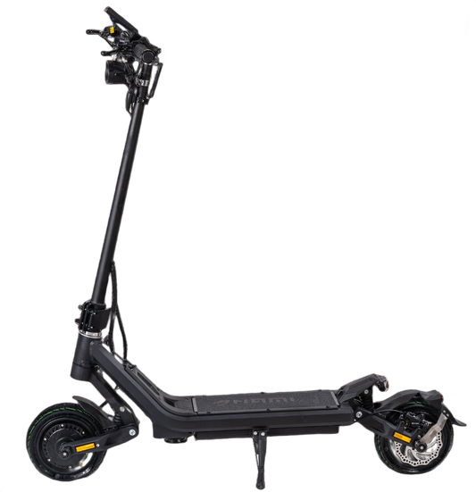 NAMI SUPER STELLAR Black electric scooter on a white background