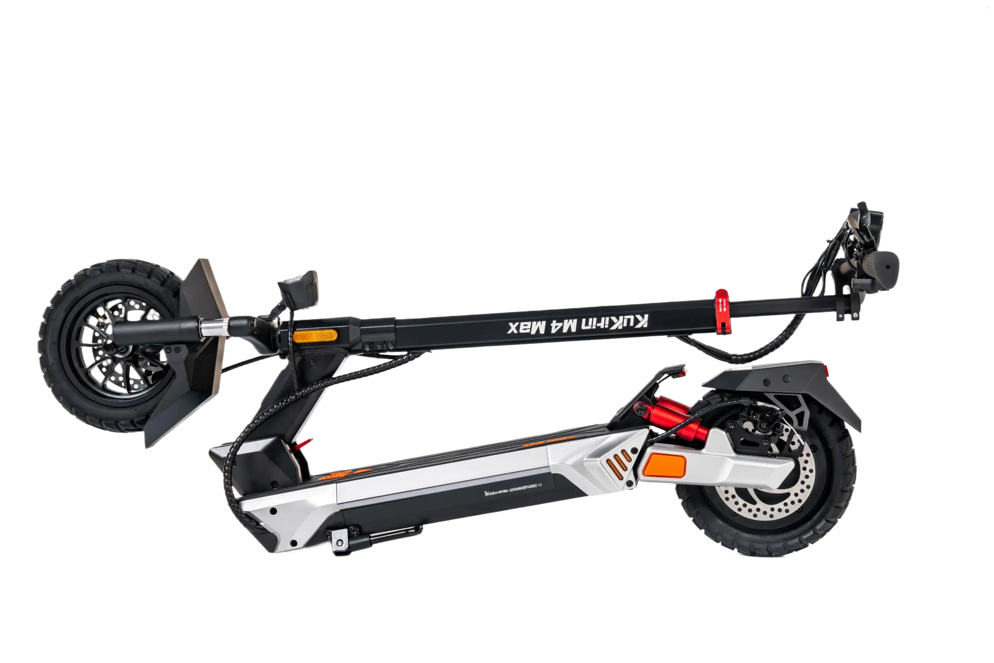 KuKirin M4 Max Black electric scooter on a white background