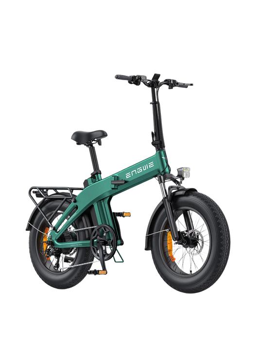  ENGWE EP-2 3.0 Boost Green electric bike with black frame on a white background