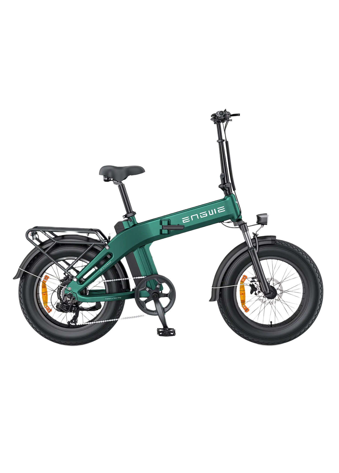  ENGWE EP-2 3.0 Boost Green electric bike with black frame on a white background