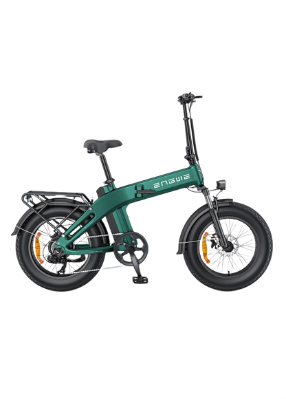  ENGWE EP-2 3.0 Boost Green electric bike with black frame on a white background