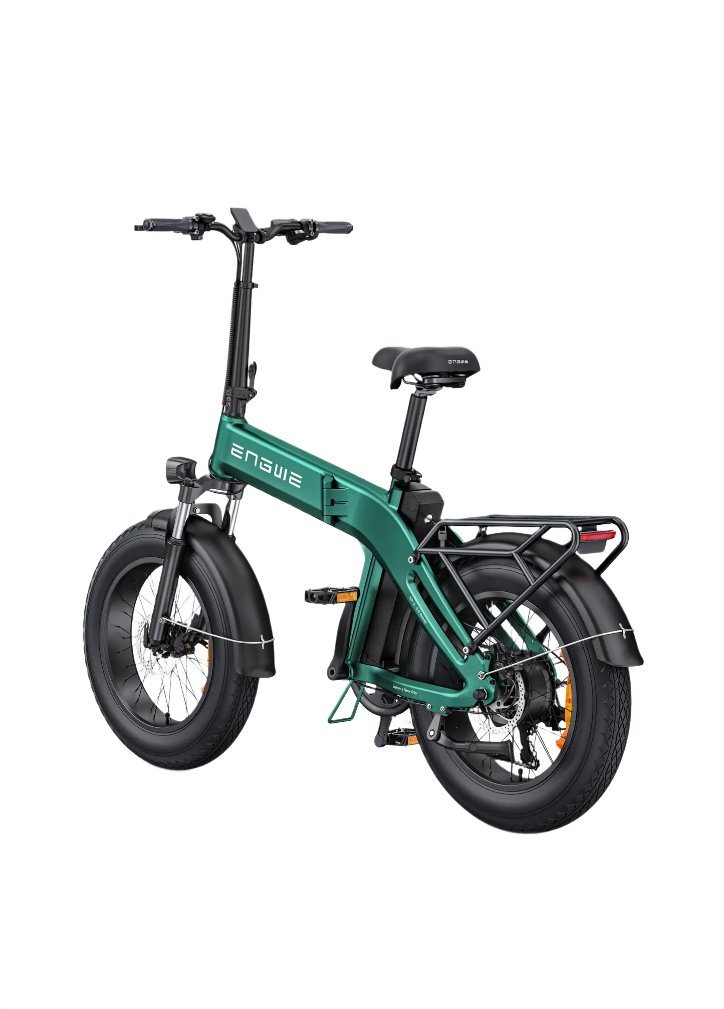  ENGWE EP-2 3.0 Boost Green electric bike with black frame on a white background