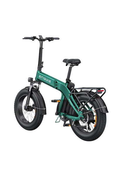  ENGWE EP-2 3.0 Boost Green electric bike with black frame on a white background