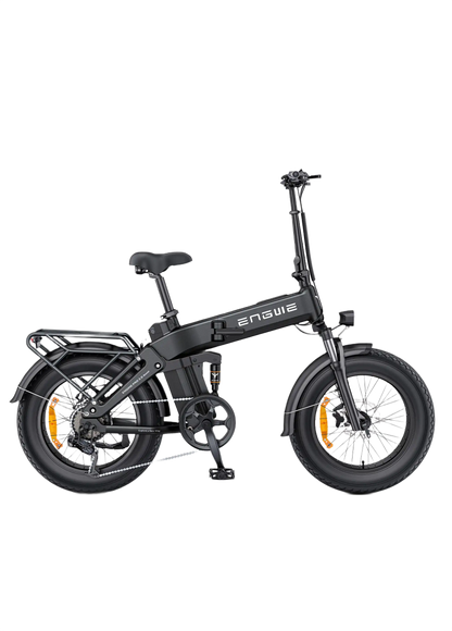 ENGWE ENGINE PRO 3.0 Boost Black electric bike with 'ENWE' branding on a white background