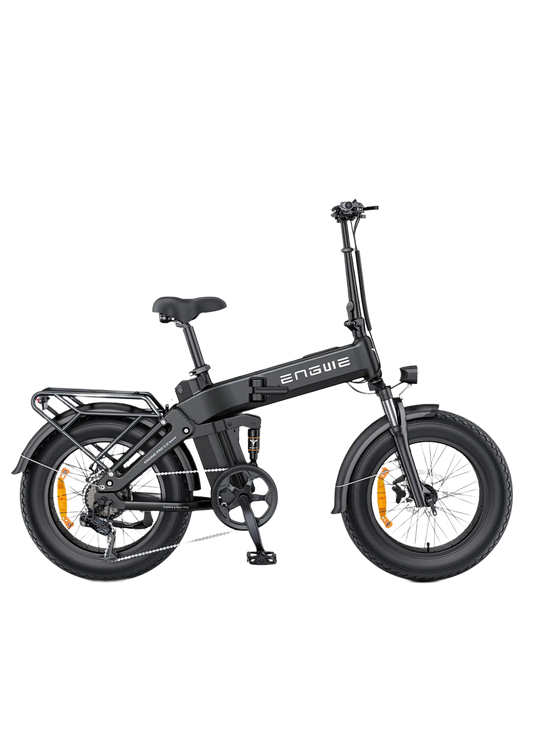 ENGWE ENGINE PRO 3.0 Boost Black electric bike with 'ENWE' branding on a white background