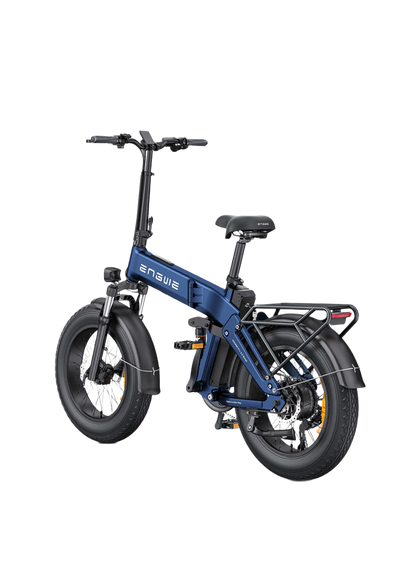 ENGWE ENGINE PRO 3.0 Boost Blue electric bike with 'ENWE' branding on a white background