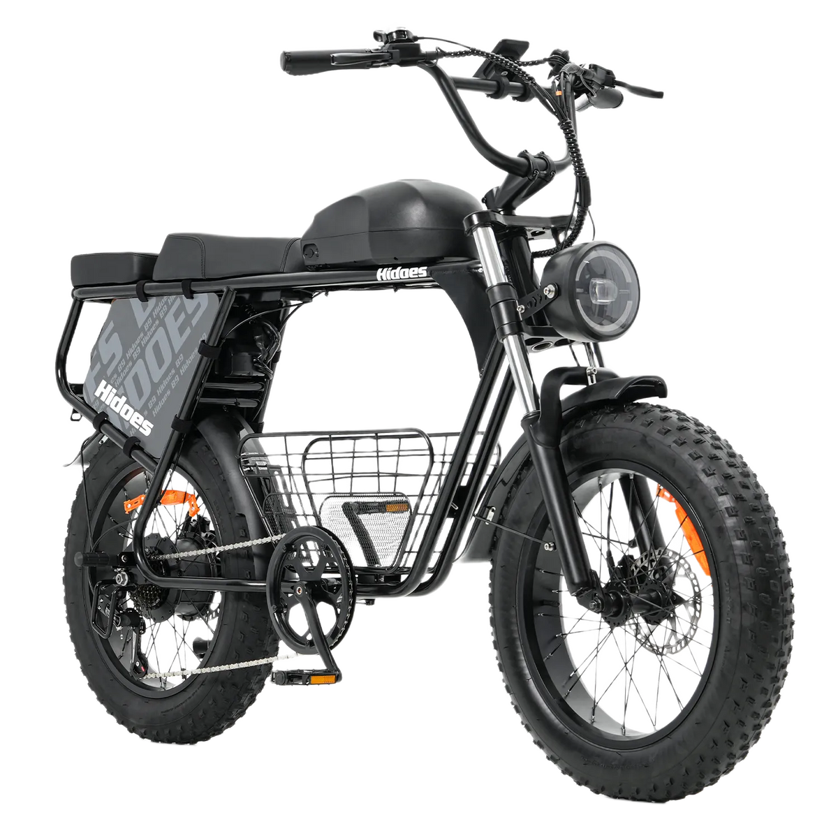 Hidoes B9 750W elektrijalgratas kahe eemaldatava 48V akuga, 20-tolliste Fat Tire rehvide ja pika sadulaga