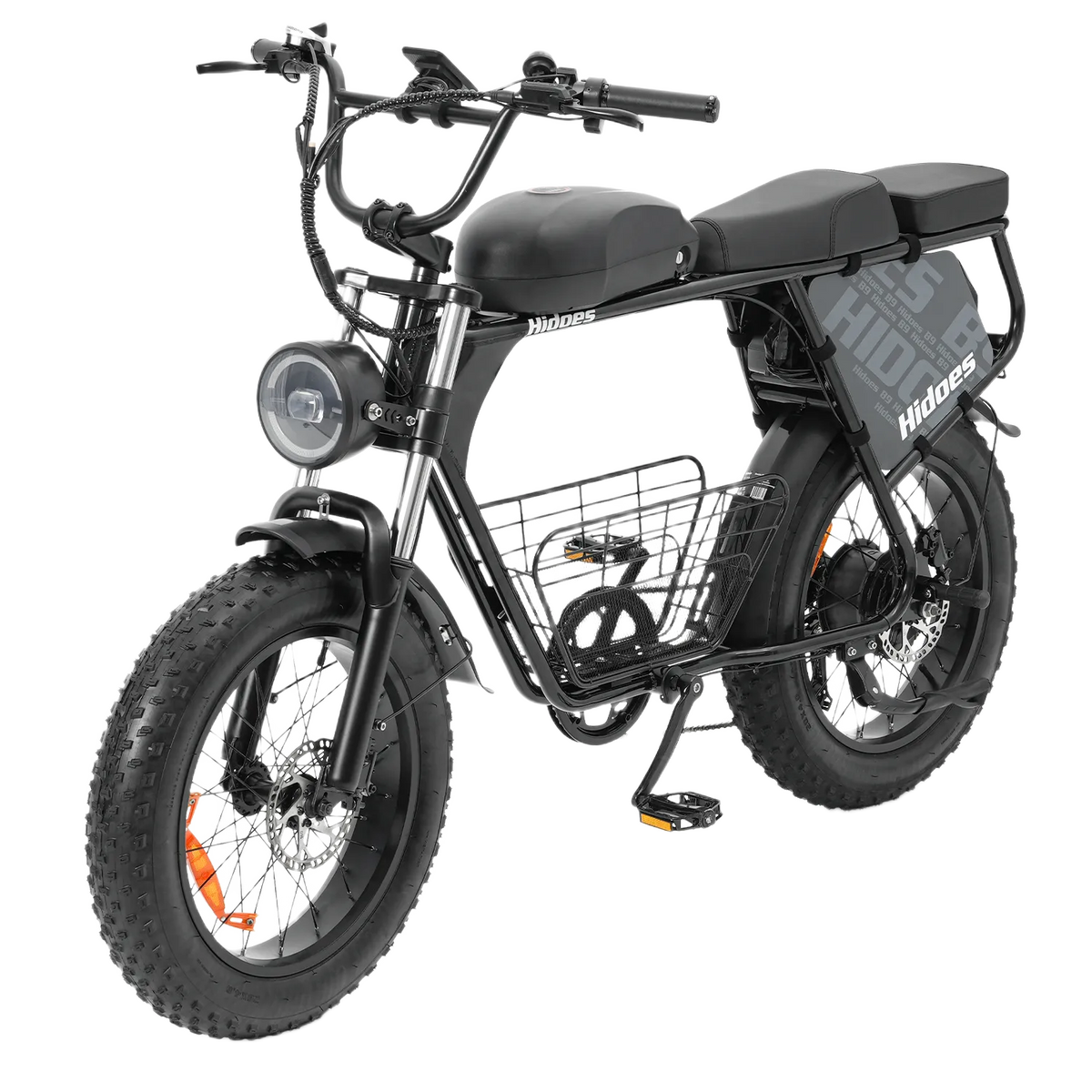 Hidoes B9 750W elektrijalgratas kahe eemaldatava 48V akuga, 20-tolliste Fat Tire rehvide ja pika sadulaga