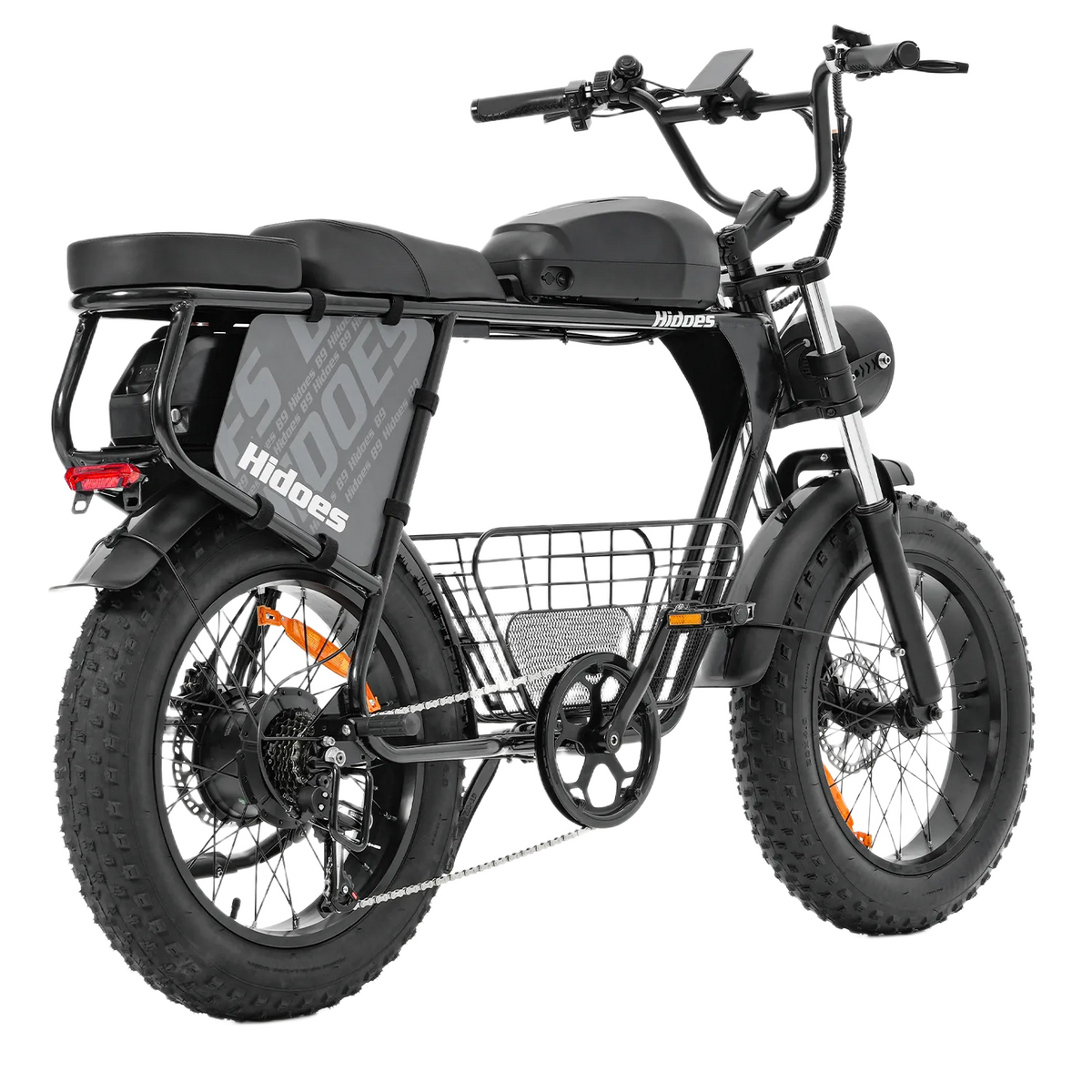 Hidoes B9 750W elektrijalgratas kahe eemaldatava 48V akuga, 20-tolliste Fat Tire rehvide ja pika sadulaga