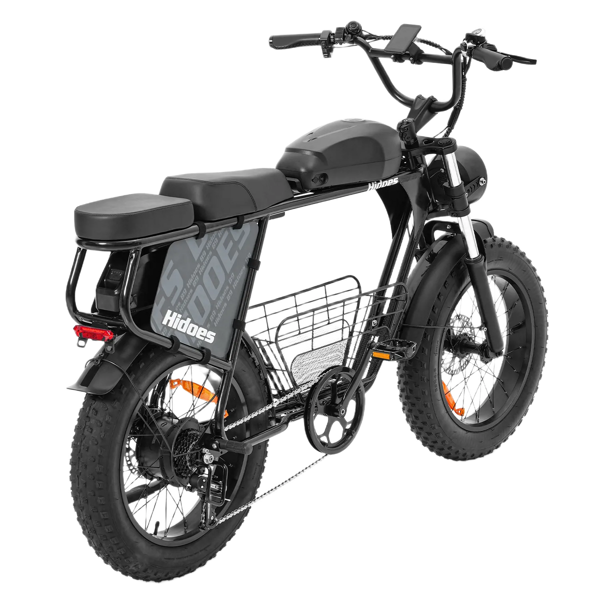 Hidoes B9 750W elektrijalgratas kahe eemaldatava 48V akuga, 20-tolliste Fat Tire rehvide ja pika sadulaga