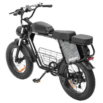 Hidoes B9 750W elektrijalgratas kahe eemaldatava 48V akuga, 20-tolliste Fat Tire rehvide ja pika sadulaga