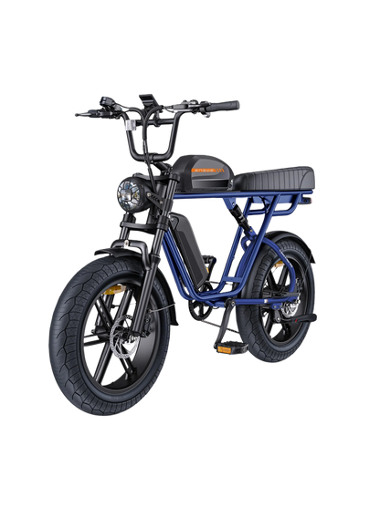 ENGWE M1 Yellow electric bike with a brown seat on a white background