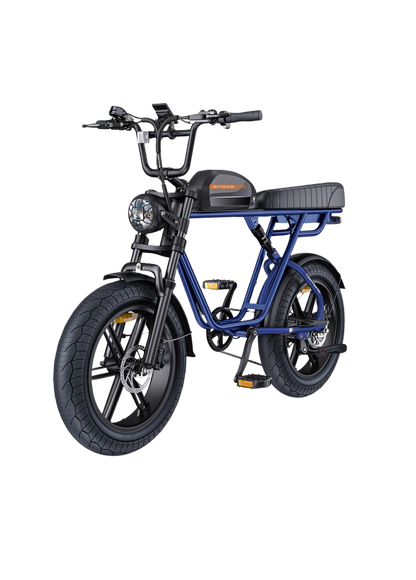 ENGWE M1 Yellow electric bike with a brown seat on a white background