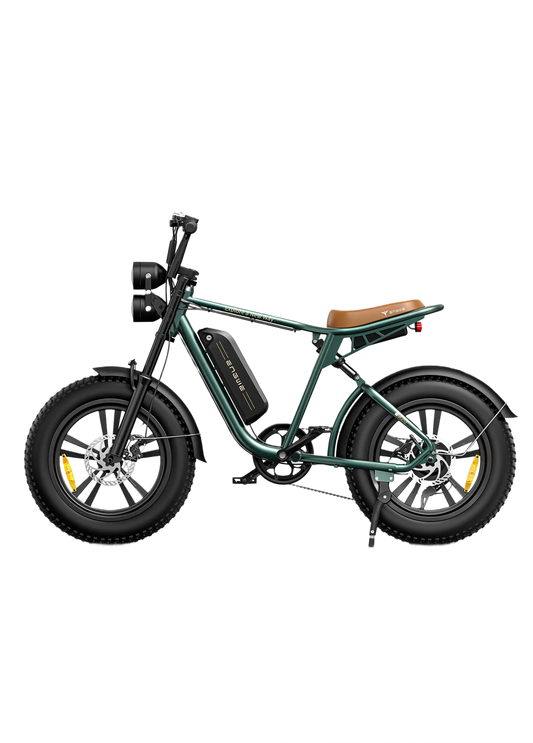 ENGWE M20 Green electric bike on a white background