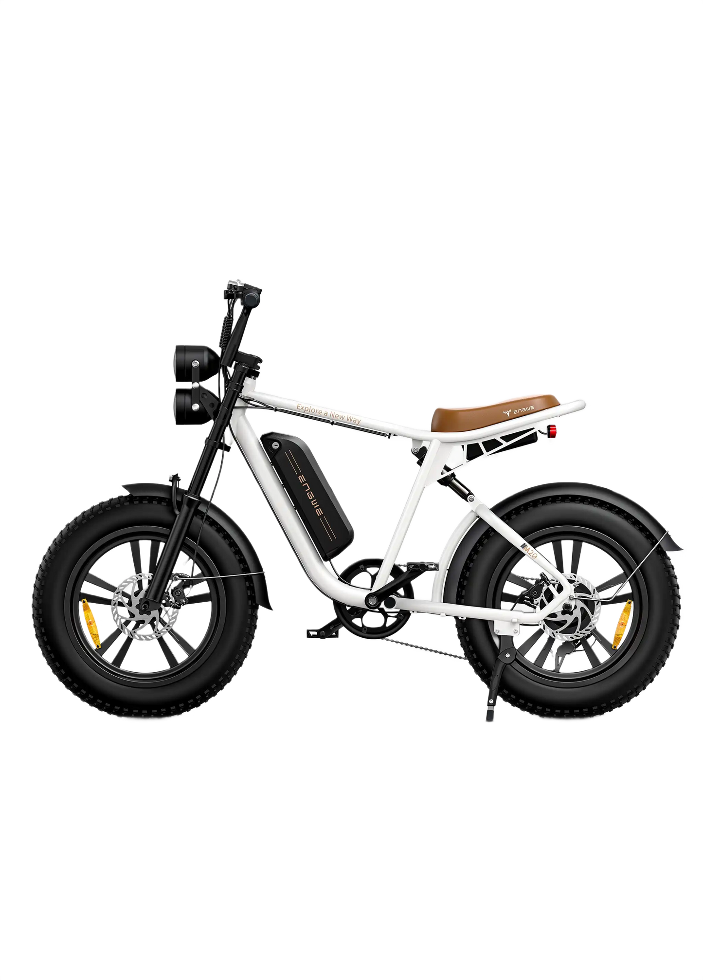 ENGWE M20 Green electric bike on a white background