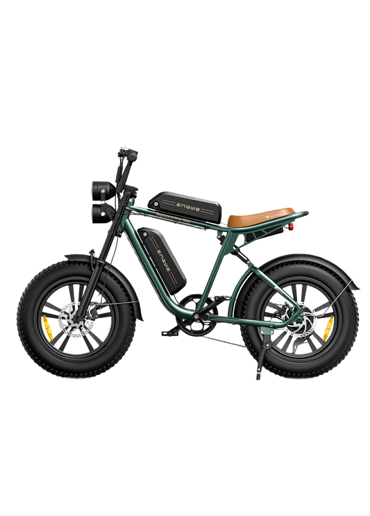 ENGWE M20 Green electric bike on a white background