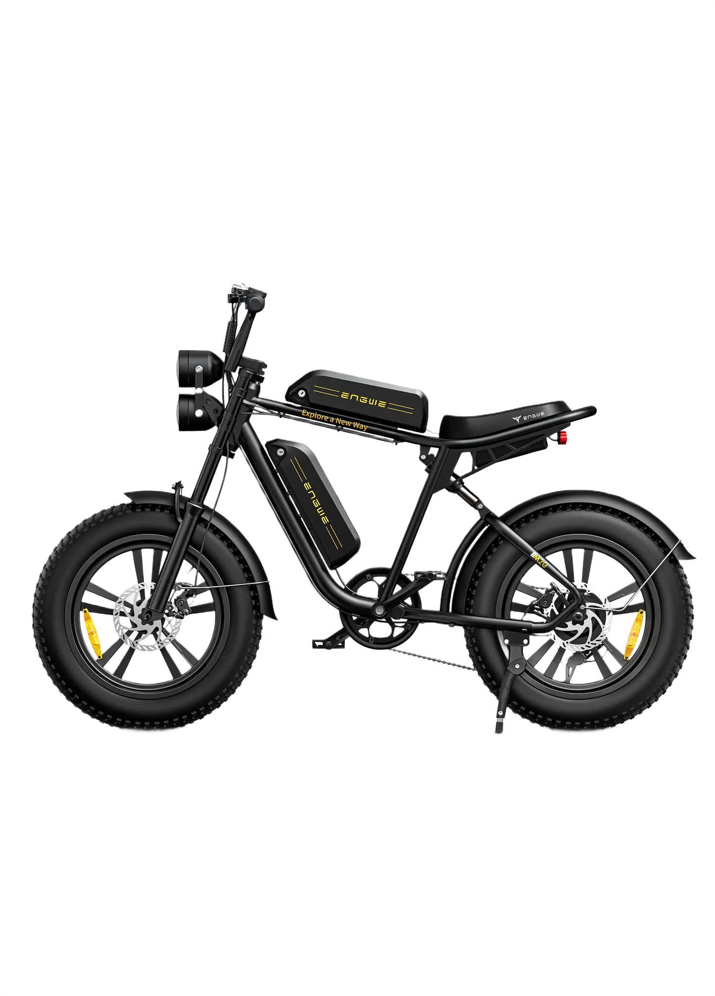 ENGWE M20 Green electric bike on a white background