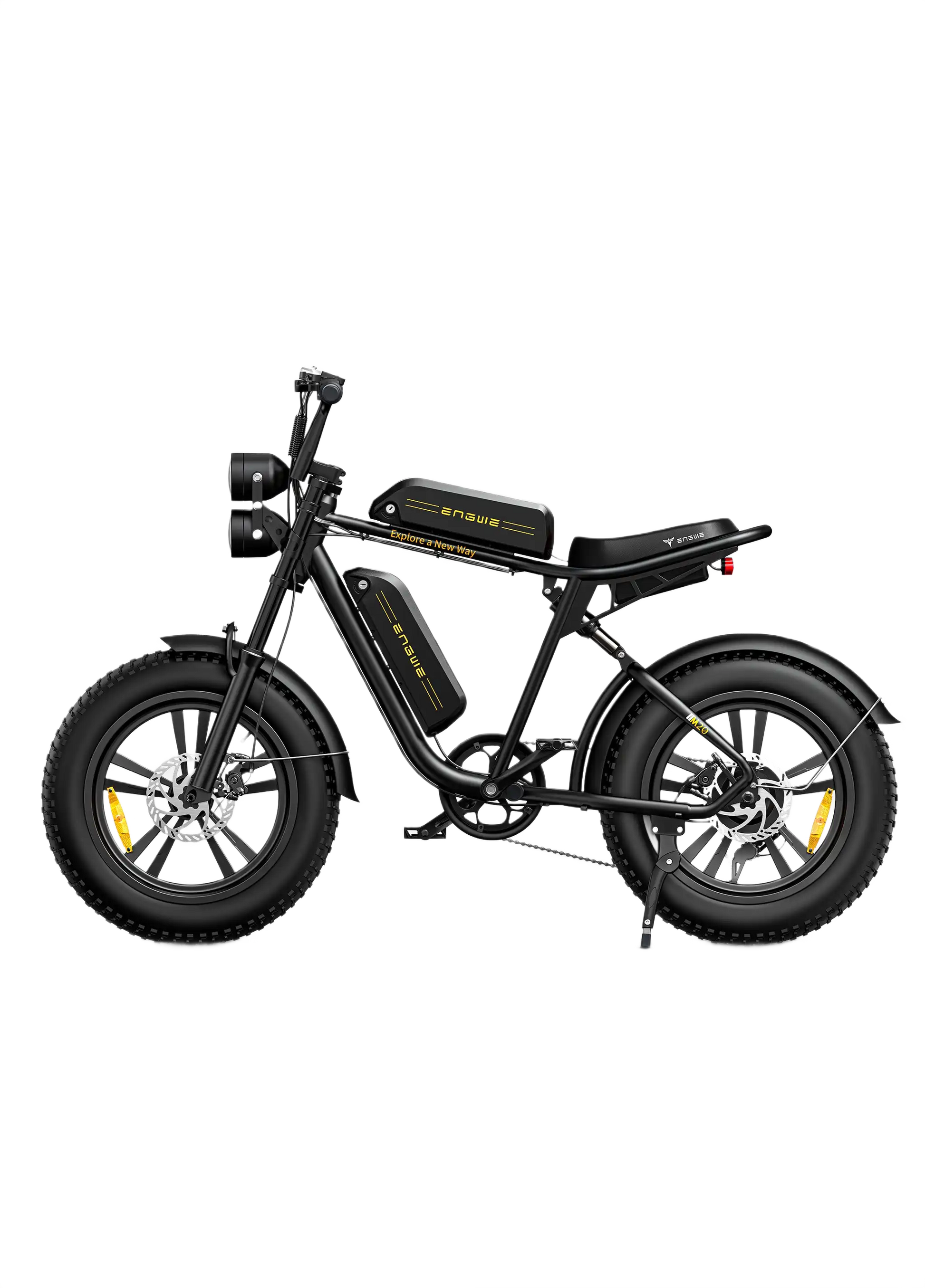 ENGWE M20 Green electric bike on a white background