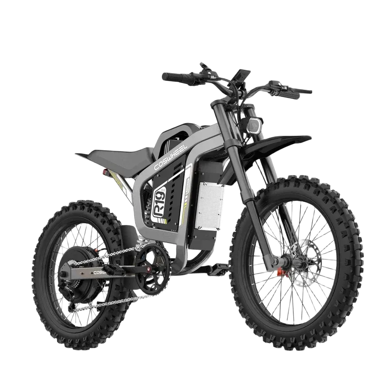 COSWHEEL R19 6000W elektriline maastikuratas 72V 40Ah aku, 19-tolliste maastikurehvide ja hüdraulilise vedrustusega