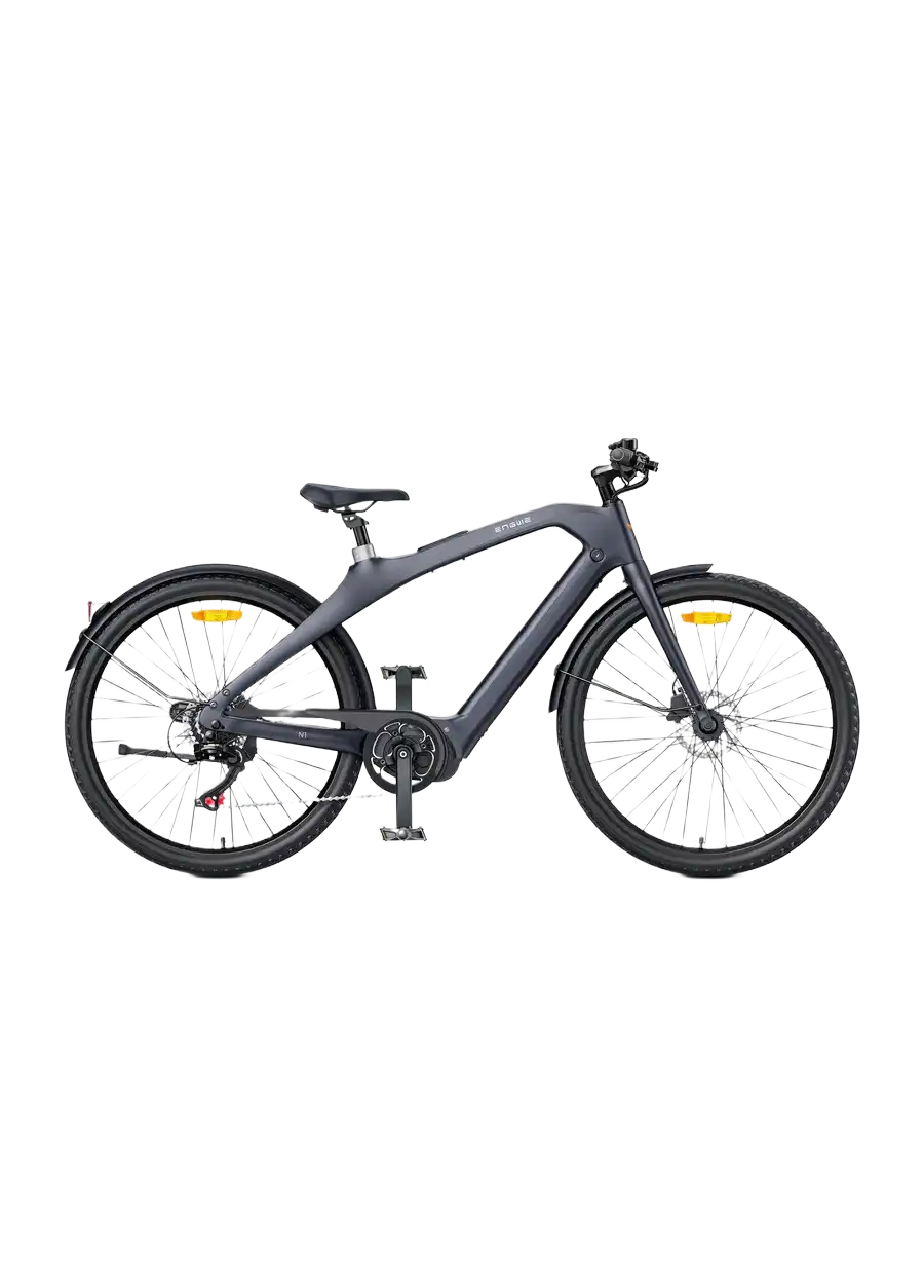 ENGWE N1 PRO black electric bicycle on a white background